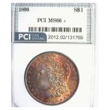 1896 Morgan MS66+ LISTS $600
