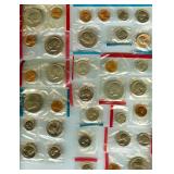 1961-1981 Coins from Mint Sets Still in Cellophane
