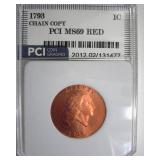 1793 Chain 1C PCI MS69 RD Copy