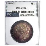 1885-O Morgan MS67 LISTS $1550
