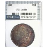 1900 Morgan MS66 LISTS $550