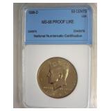 1996-D Kennedy MS68 PL LISTS $650 IN 68