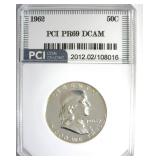 1962 Franklin PR69 DCAM LISTS $3850