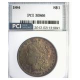 1884 Morgan MS66 LISTS $700