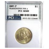 2007-P Pos A $1 Washington PCI MS69