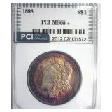 1898 Morgan PCI MS65+ Superb Mixture of Colors