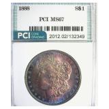 1888 Morgan MS67 LISTS$7250