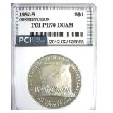 1987-S S$1 Constitution PCI PR70 DCAM