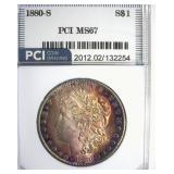 1880-S Morgan MS67 LISTS $1050