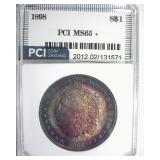 1898 Morgan PCI MS65+ Exquisite Colorful Coin