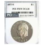 1977-S Ike PCI PR70 DCAM