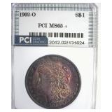 1902-O Morgan PCI MS65+ Lovely Colorful Coin