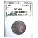 1840 Rupee PCI MS65 India