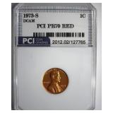 1973-S Cent PR70 DCAM RD LISTS $5250