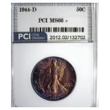 1944-D Walking Liberty MS66+ LISTS $375