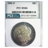 1885-O Morgan MS66 LISTS $450