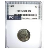 1975 Nickel MS67 FS LISTS $2500