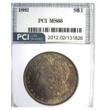 1882 Morgan MS66 LISTS $1200