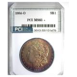 1884-O Morgan PCI MS65+ Nice COLOR