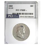1962 Franklin PR69+ DCAM LISTS $3850 IN 69 DC