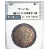 1900 Morgan PCI MS65 Stunning Toning