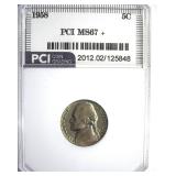 1958 Nickel MS67+ LISTS $700 IN 66+