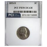 1975-S Nickel PR70 DCAM LISTS $1850