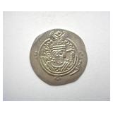 590-628 AD Sasanian Khusro II AR Drachm