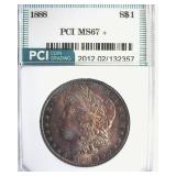 1888 Morgan MS67+ LISTS $25000