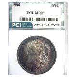 1896 Morgan MS66 LISTS $450