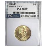 2012-P Pos A $1 Arthur PCI MS69