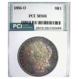 1885-O Morgan MS66 LISTS $450
