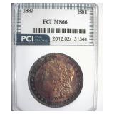 1887 Morgan MS66 LISTS $425
