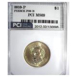 2010-P Pos B $1 Pierce PCI MS69