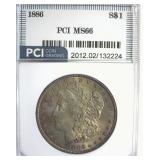 1886 Morgan MS66 LISTS $475