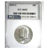 1970-D Kennedy MS67 LISTS $6500