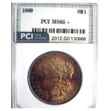 1889 Morgan MS65+ LISTS $425