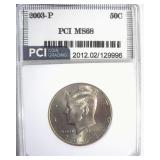 2003-P Kennedy MS68 LISTS $1850
