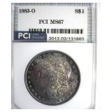 1883-O Morgan MS67 LISTS $3500