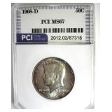 1968-D Kennedy MS67 LISTS $750