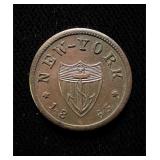1863 Civil War Token UNC+