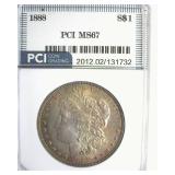 1888 Morgan MS67 LISTS $7250