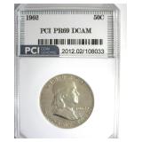 1962 Franklin PR69 DCAM LISTS $3850