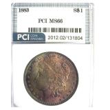 1883 Morgan MS66 LISTS $650
