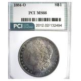 1884-O Morgan MS66 LISTS $450