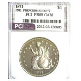 1871 Dollar PCI PR69CAM Indian Princess Ni Copy