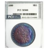1890 Morgan MS66 LISTS $26500