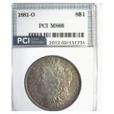1881-O Morgan MS66 LISTS $5750