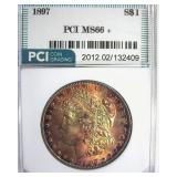 1897 Morgan MS66+ LISTS $2350