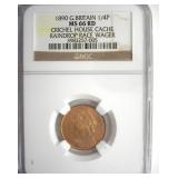 1890 1/4P NGC MS66 RD Great Britain